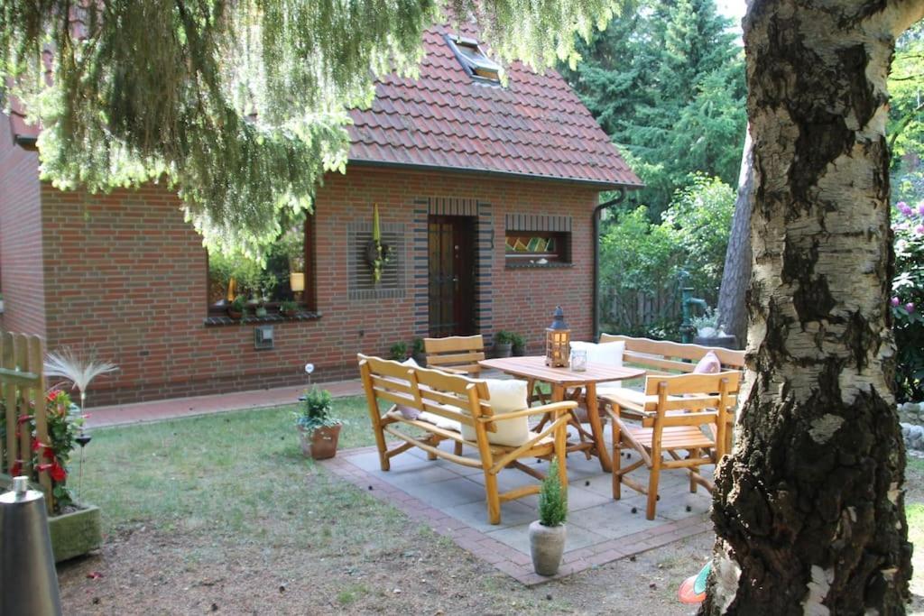 Ferienhaus Am Waldesrand Hatten Dış mekan fotoğraf
